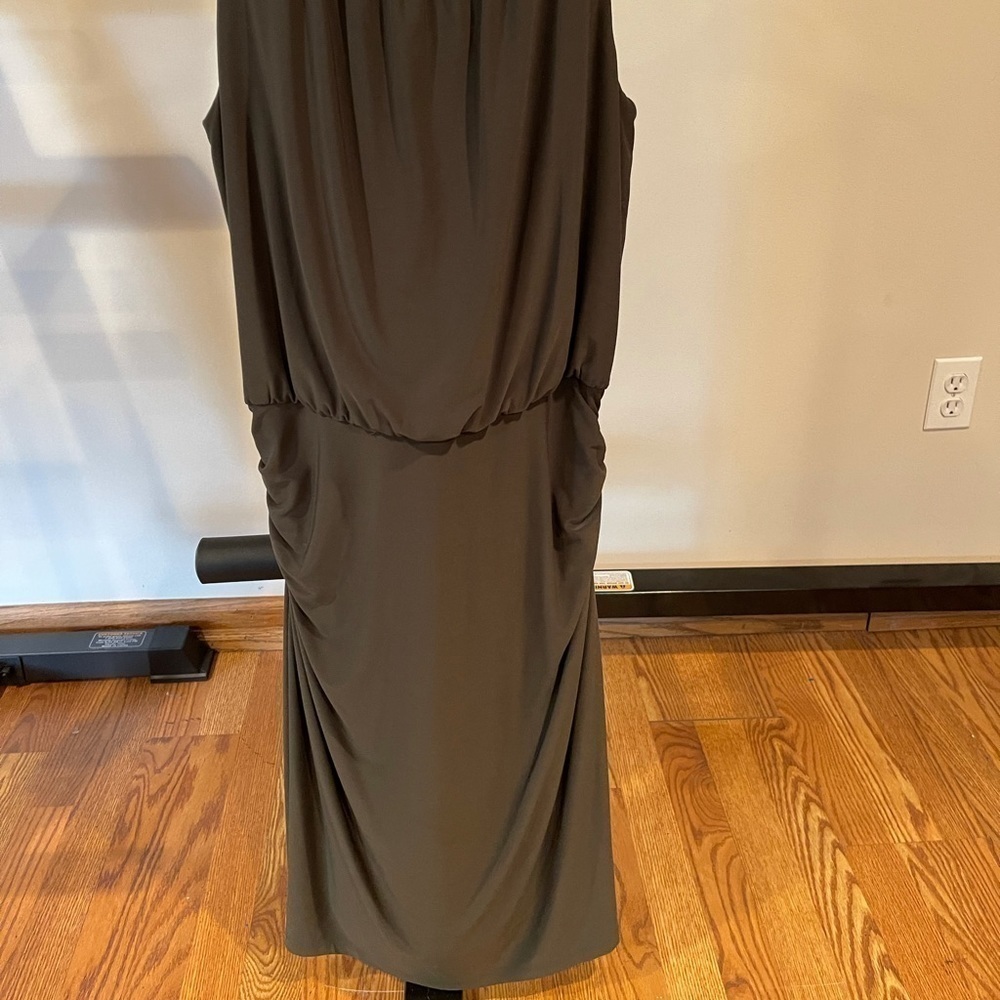Ralph Lauren Runched sleeveless dress knee length - Picture 8 of 10